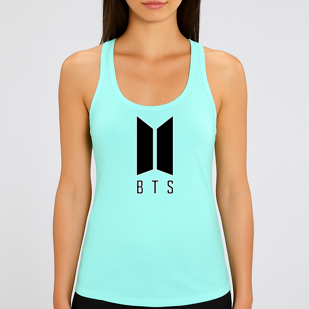 Women's BTS Music Racerback Tank Top