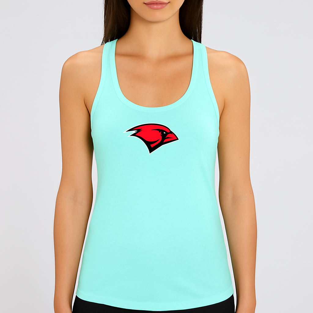 Women's Incarnate Word Cardinals Logo Next Level Ideal Racerback Tank