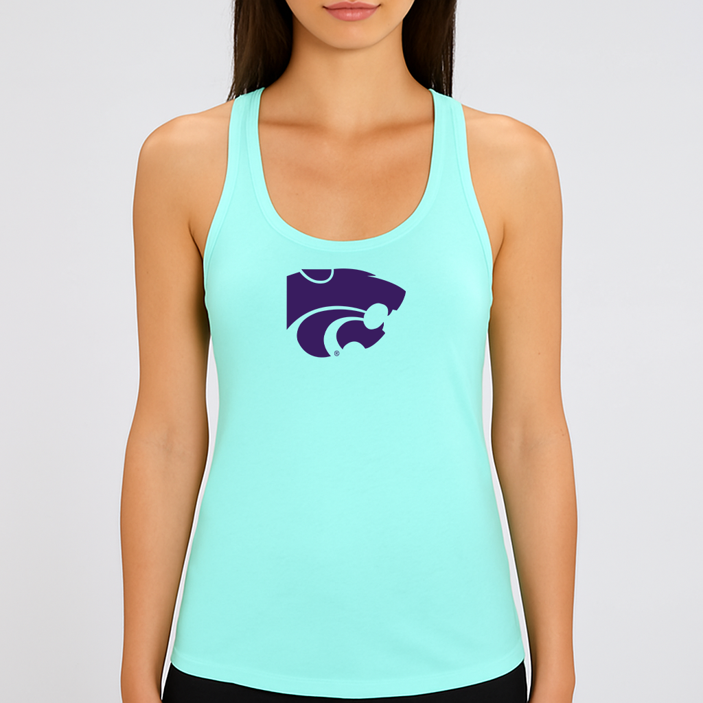 Women's Kansas State Wildcats Logo Next Level Ideal Racerback Tank