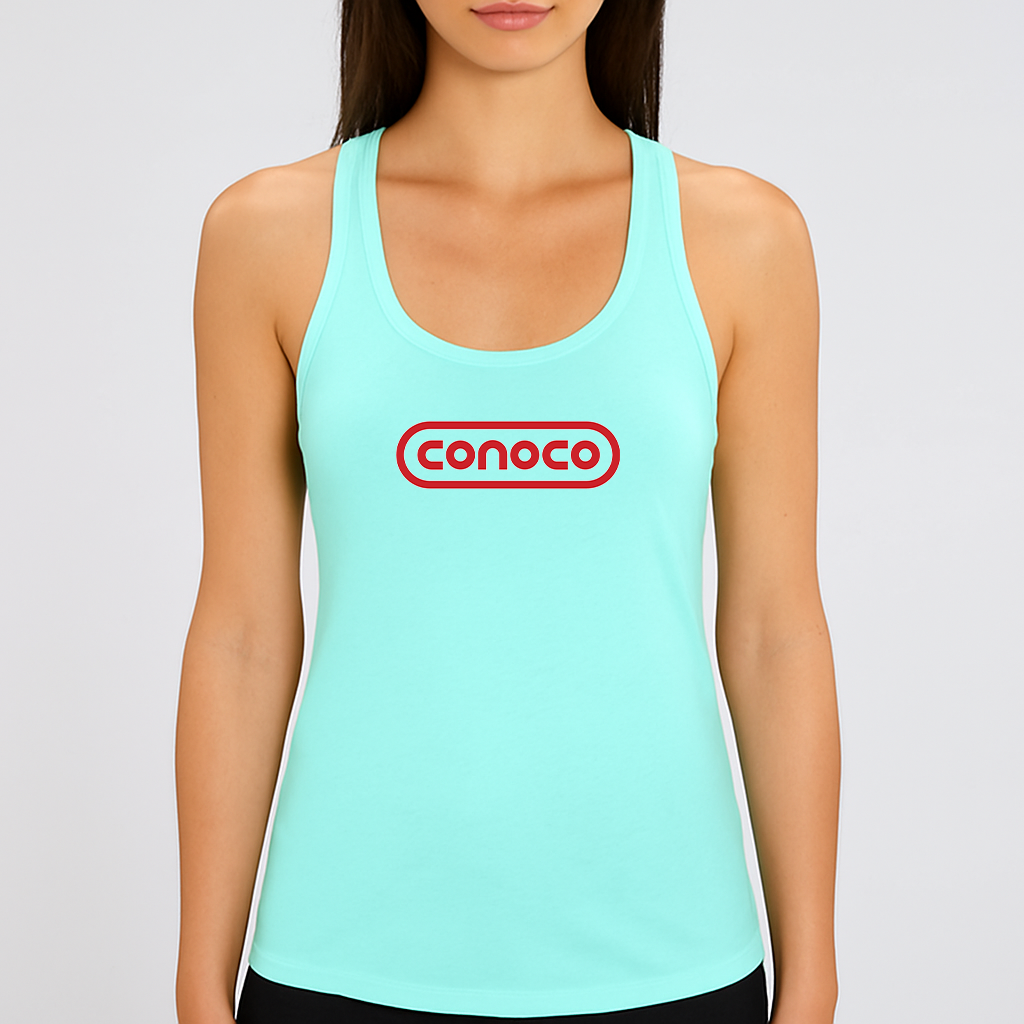 Women's Conoco Gas Station Racerback Tank Top