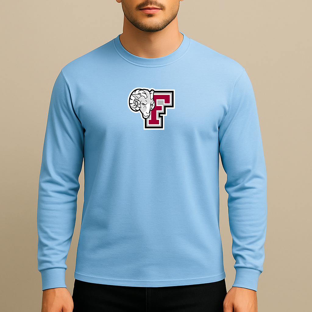 Men's Fordham Rams Logo Long Sleeve T-Shirt