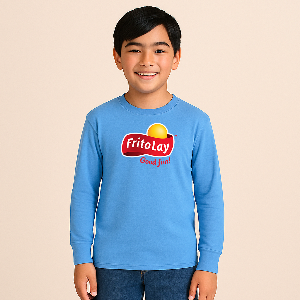 Youth Kids Frito Lays Long Sleeve T-Shirt