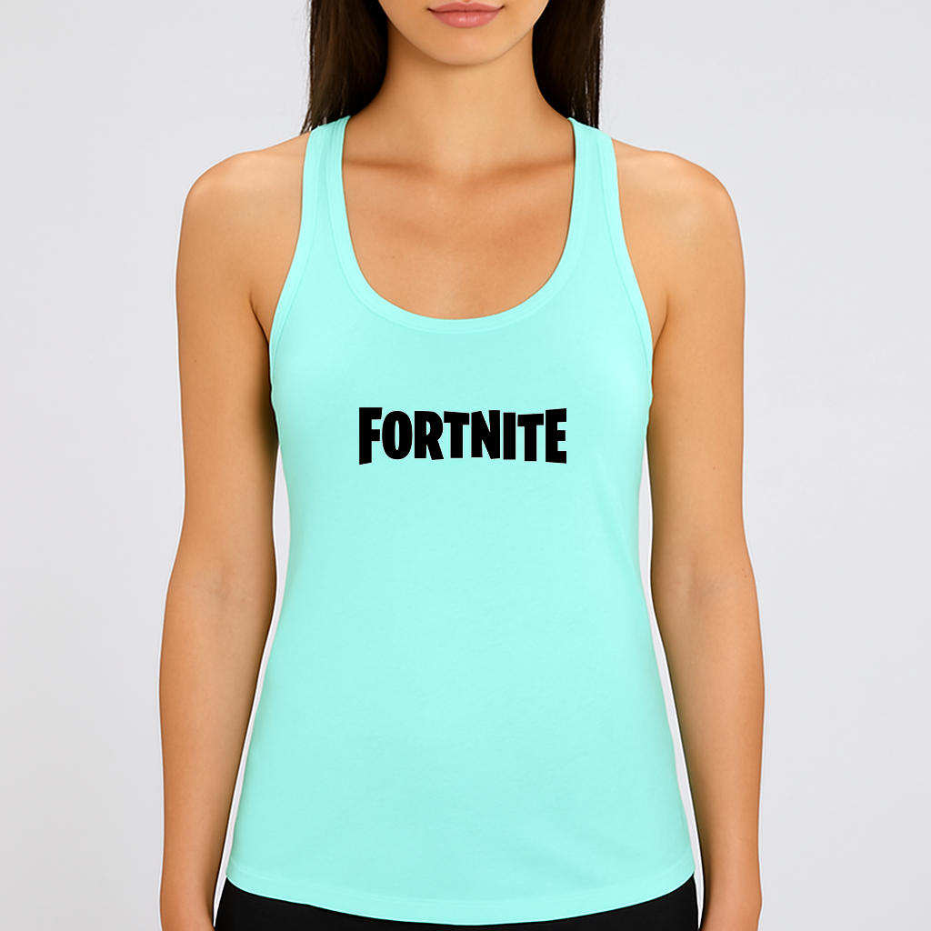 Women's Fortnite Battle Royale Game Racerback Tank Top