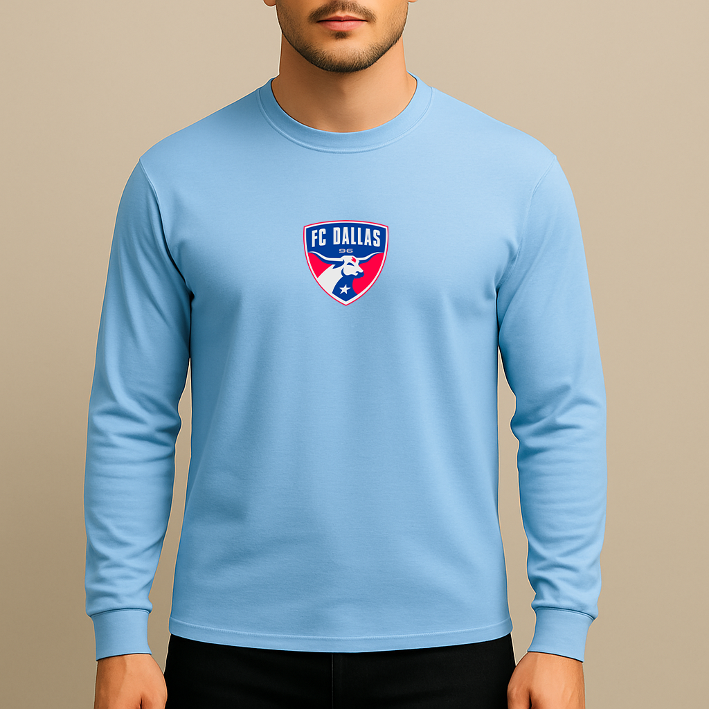 Men's FC Dallas Soccer Logo Long Sleeve T-Shirt