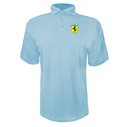 Men’s Ferrari Motorsport Car Polyester Polo