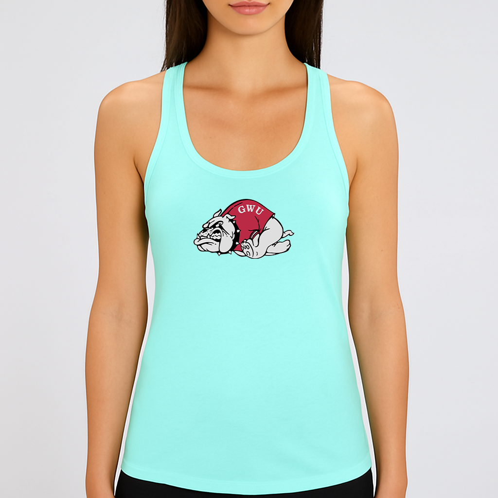 Women's Gardner Webb Bulldogs Logo Next Level Ideal Racerback Tank