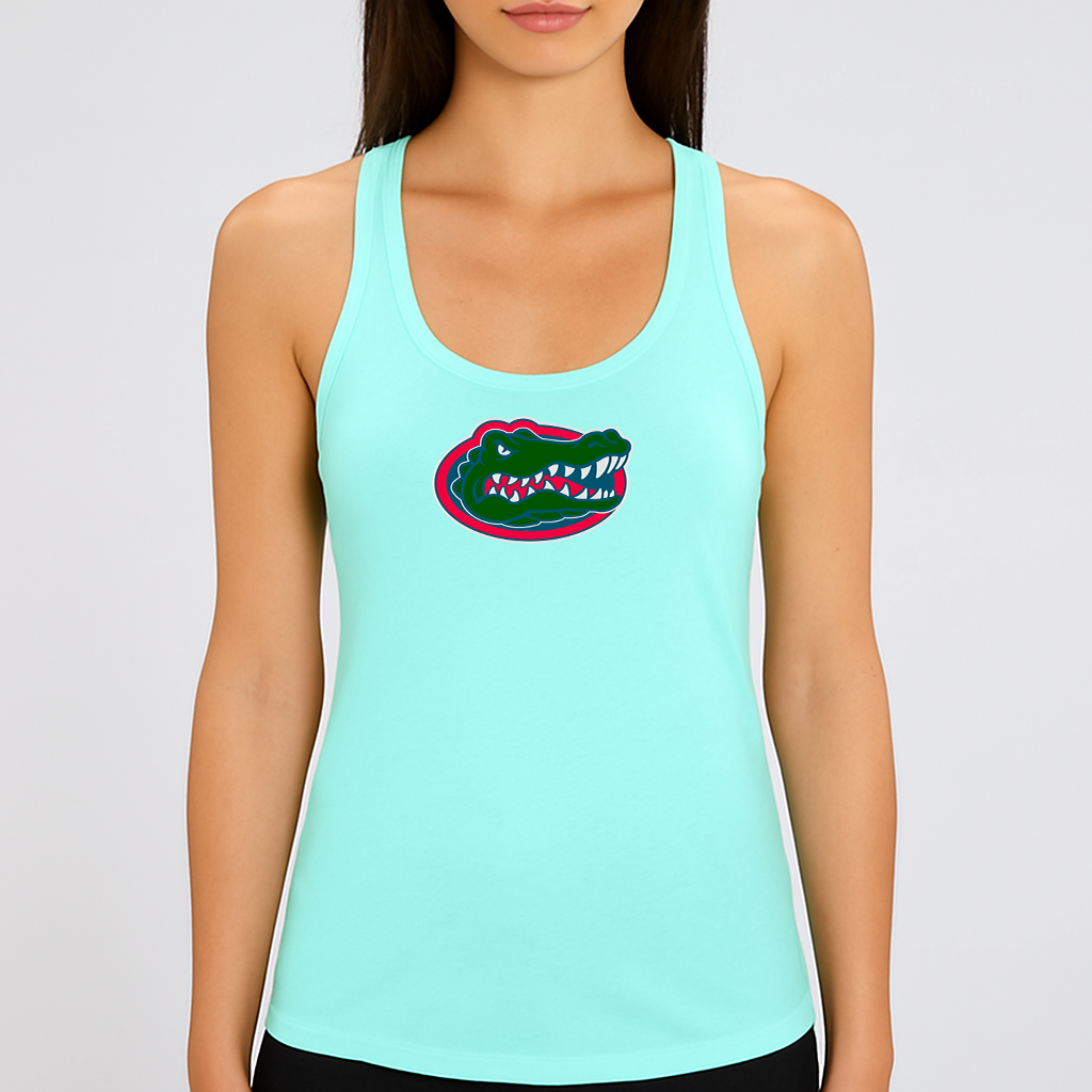 Women's Florida Gators Logo Next Level Ideal Racerback Tank