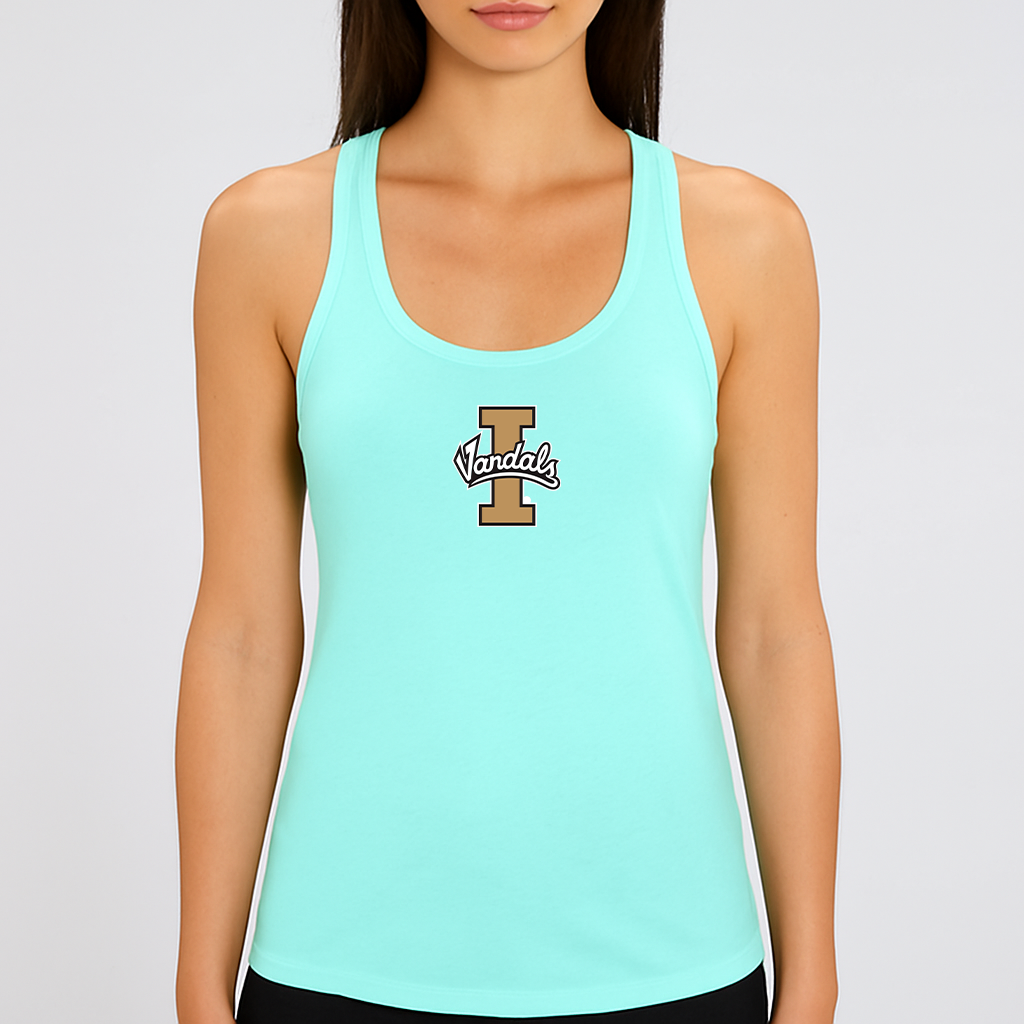 Women's Idaho Vandals Logo Next Level Ideal Racerback Tank