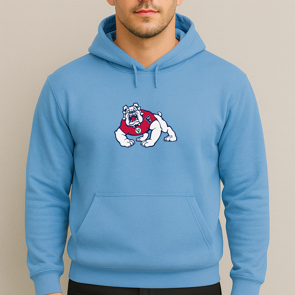 Men's Fresno State Bulldogs Logo Pullover Hoodie