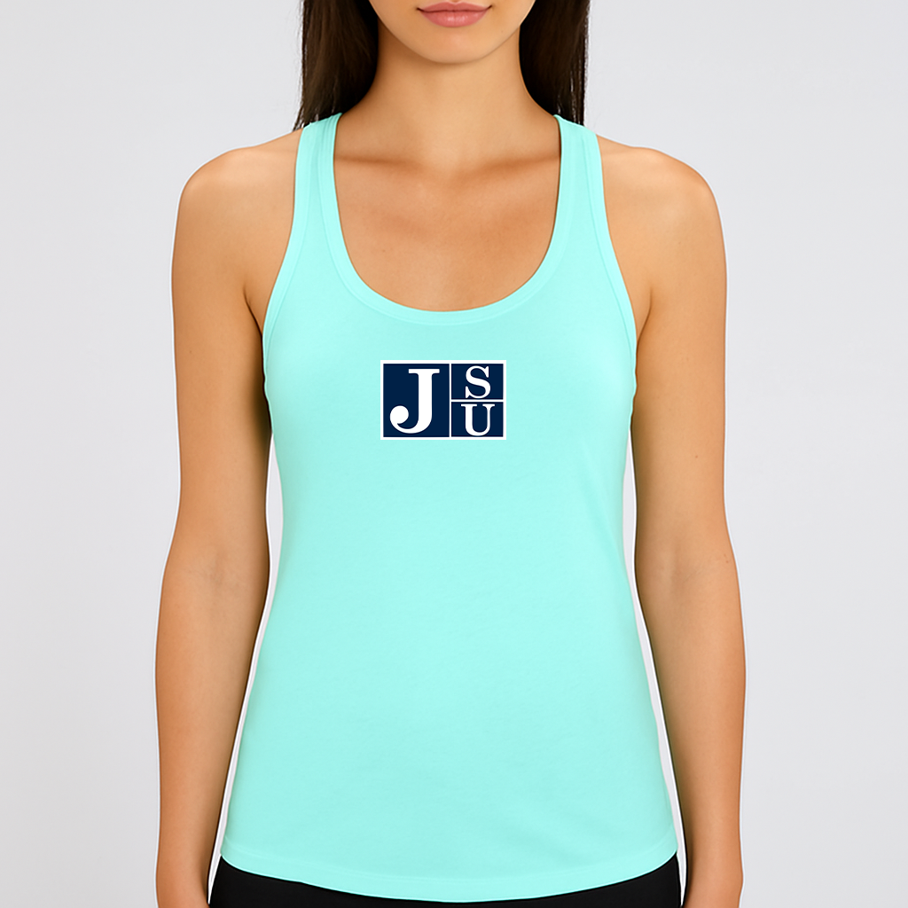 Women's Jackson State Tigers Logo Next Level Ideal Racerback Tank