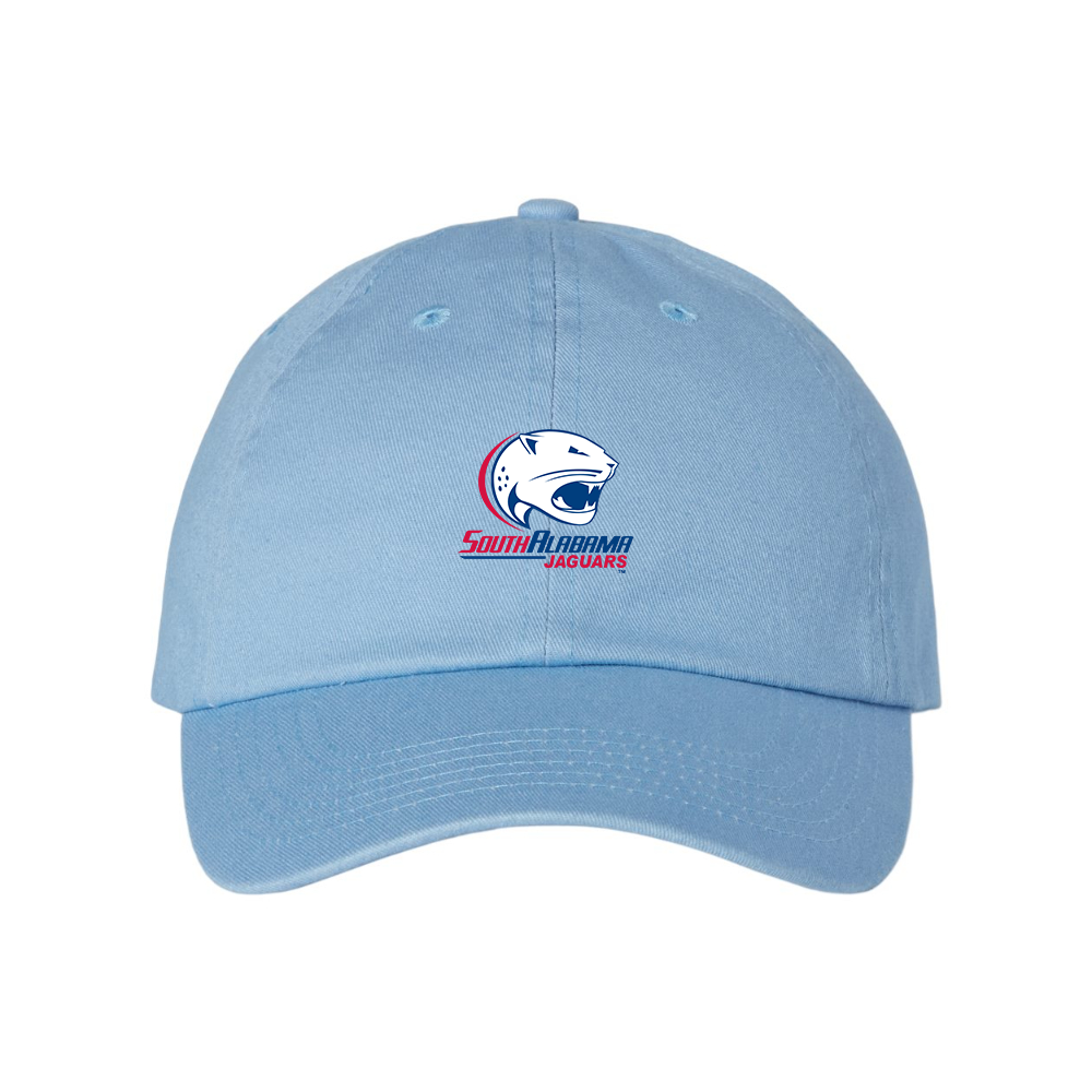 South Alabama Jaguars Logo Valucap Adult Bio-Washed Classic Dad Hat