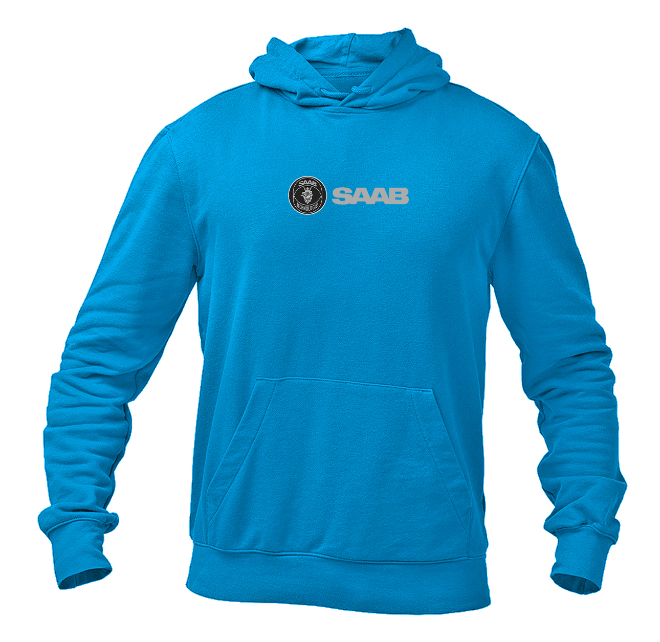 Men's Saab Logo Pullover Hoodie