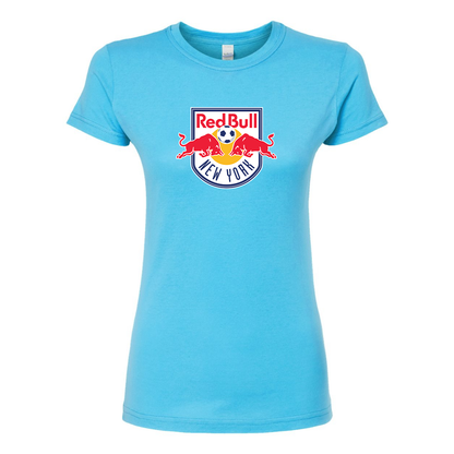 Women's New York Red Bulls FC Round Neck T-Shirt