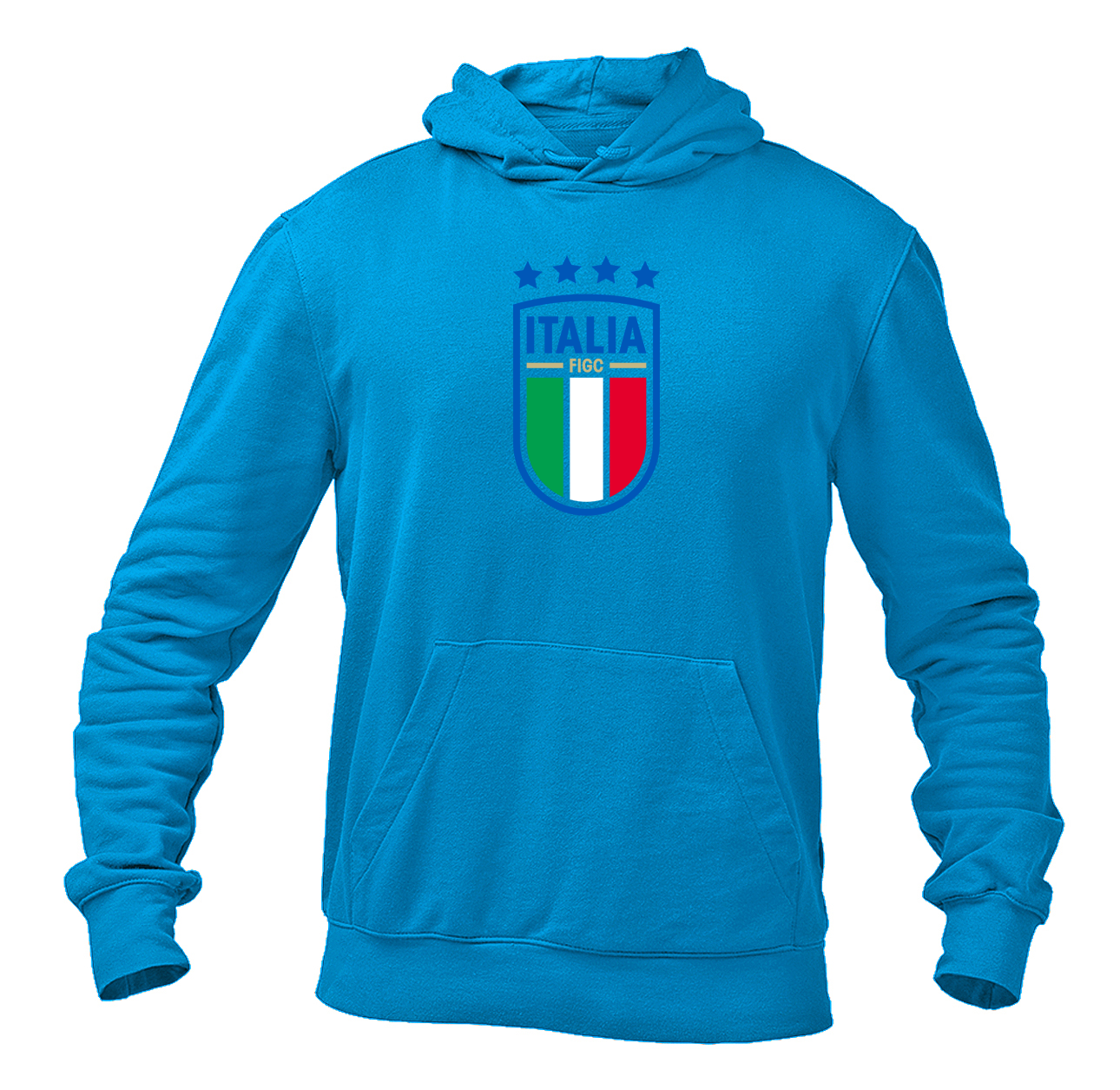 Men's Italy National Soccer Pullover Hoodie