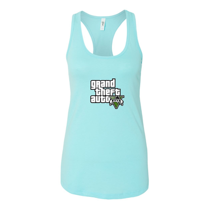 Women's GTA 5 Grand Theft Auto V Racerback Tank Top Game
