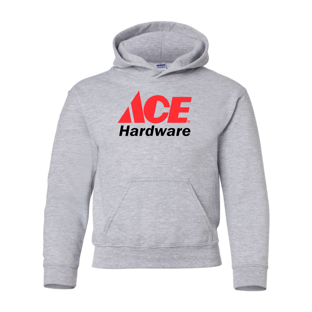 Youth ACE Hardware Logo Gildan Heavy Blend  Hooded Sweatshirt