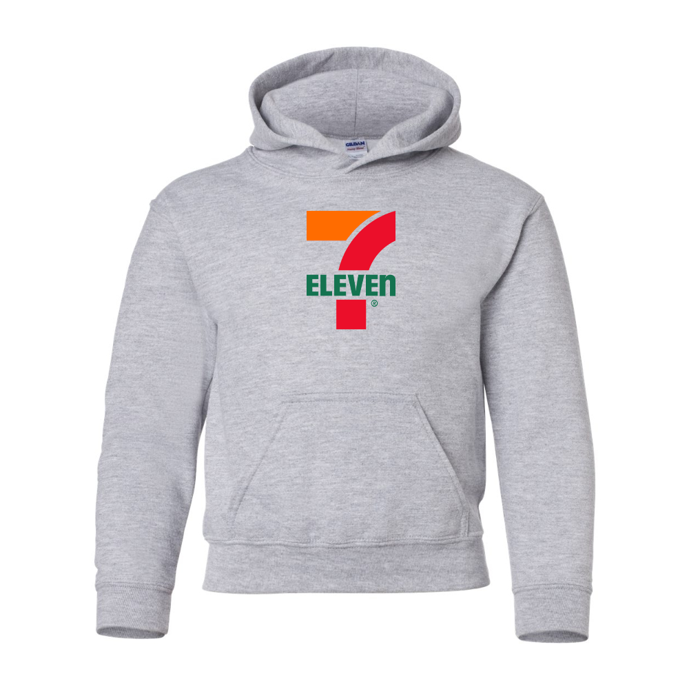 Youth 7 Eleven Logo Gildan Heavy Blend  Hooded Sweatshirt