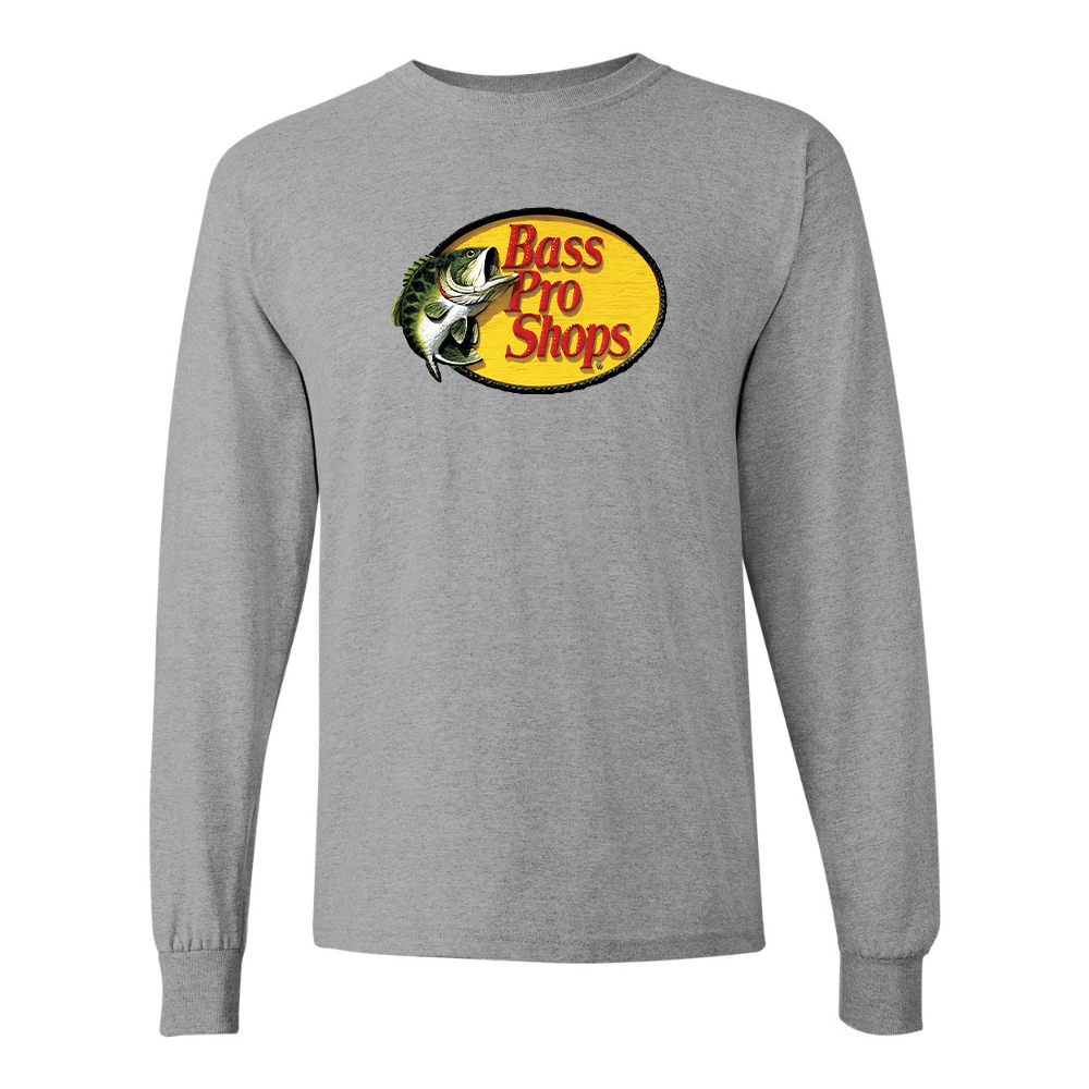 Men's Bass Pro Shops Logo Gildan Heavy Cotton Long Sleeve T-Shirt