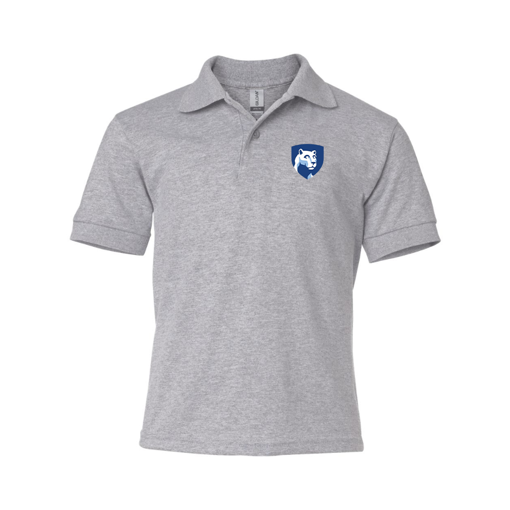 Youth Penn State Symbol Gildan Dry Blend Jersey Polo