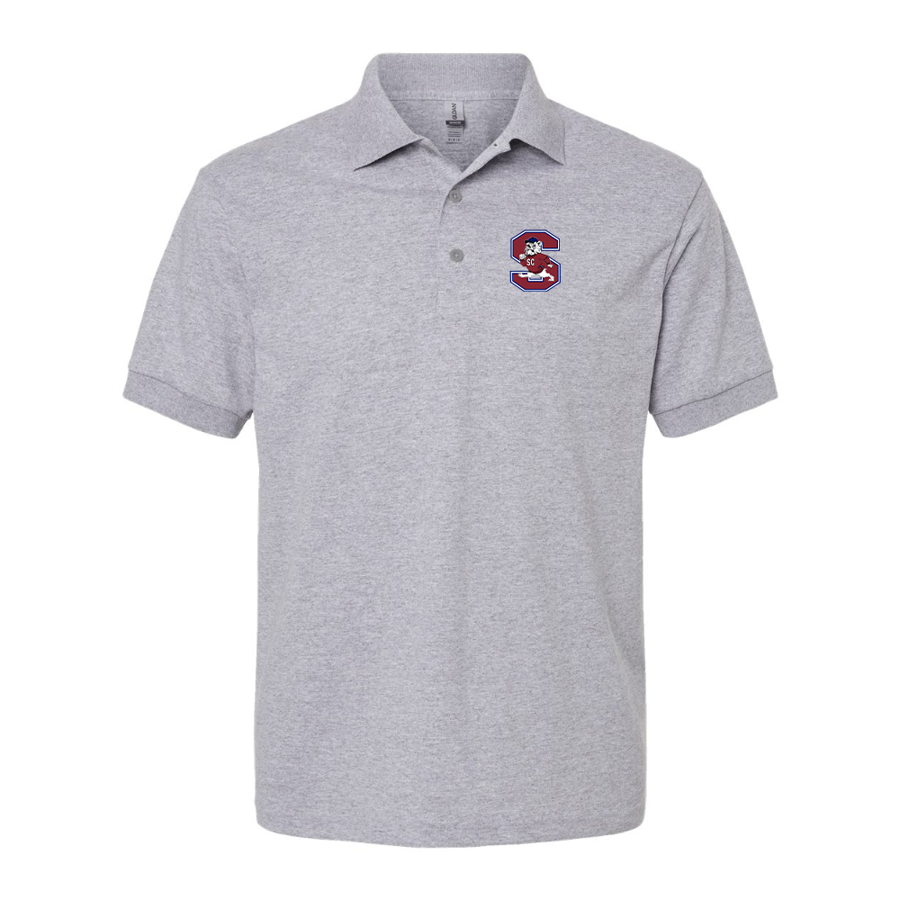 Men's South Carolina State Bulldogs Logo Gildan Dry Blend Jersey Polo