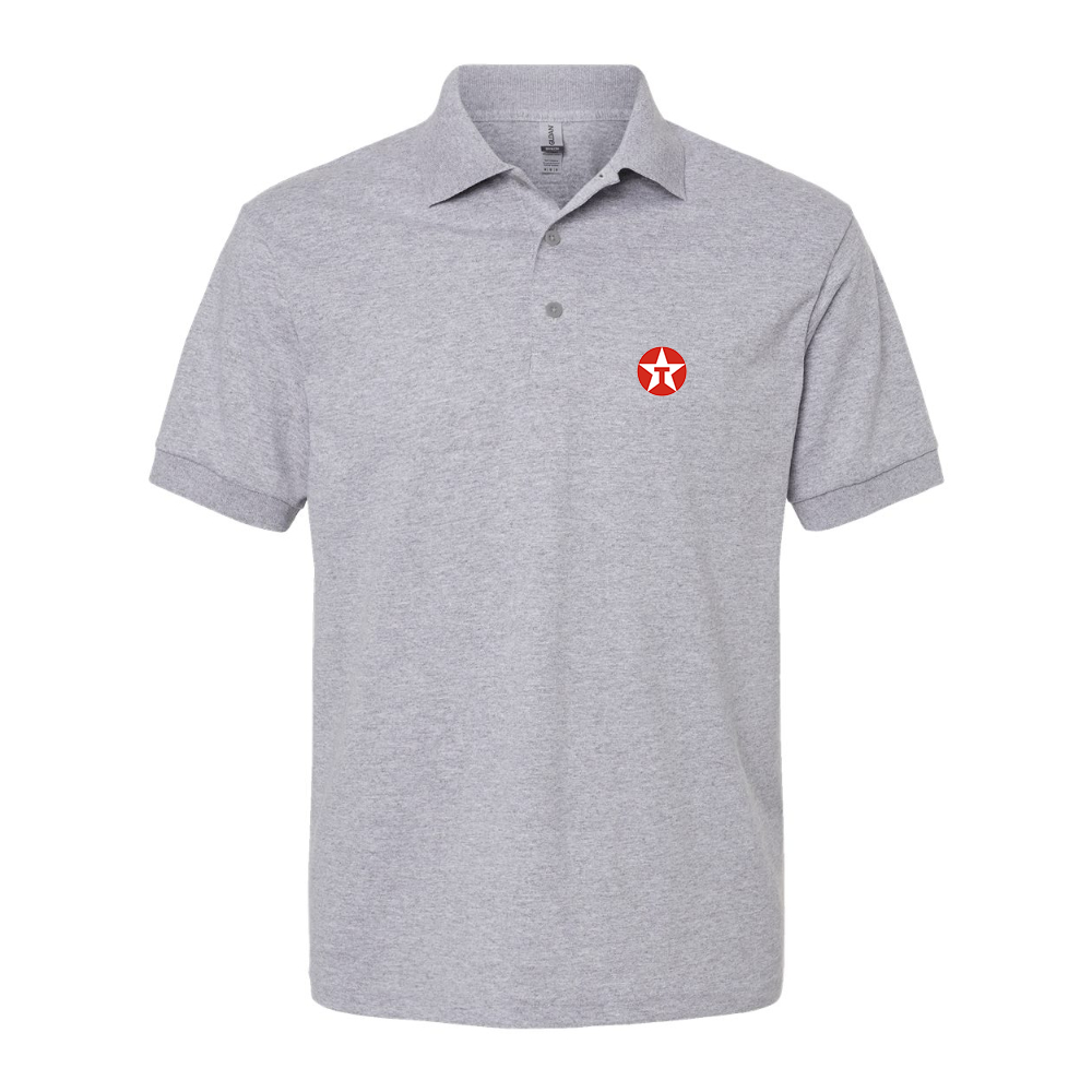 Men's Texaco Logo Gildan Dry Blend Jersey Polo