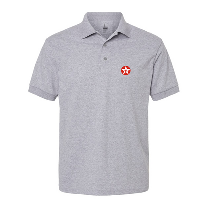 Men's Texaco Logo Gildan Dry Blend Jersey Polo