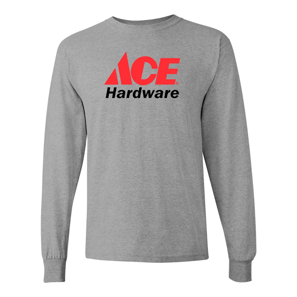Men's ACE Hardware Logo Gildan Heavy Cotton Long Sleeve T-Shirt