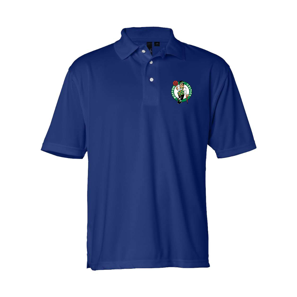Men's Boston Celtics Logo Sierra Pacific Moisture Free Mesh Polo