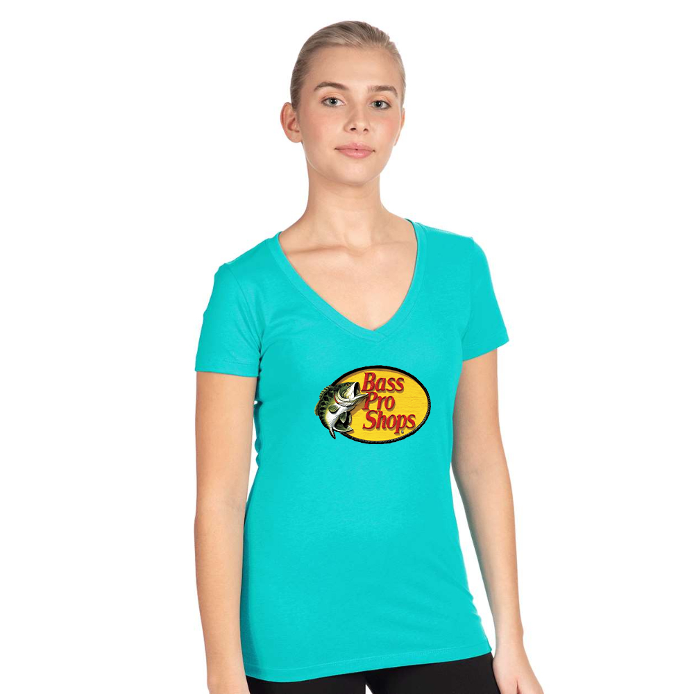 Women's Bass Pro Shops Logo Next Level V-Neck T-Shirt