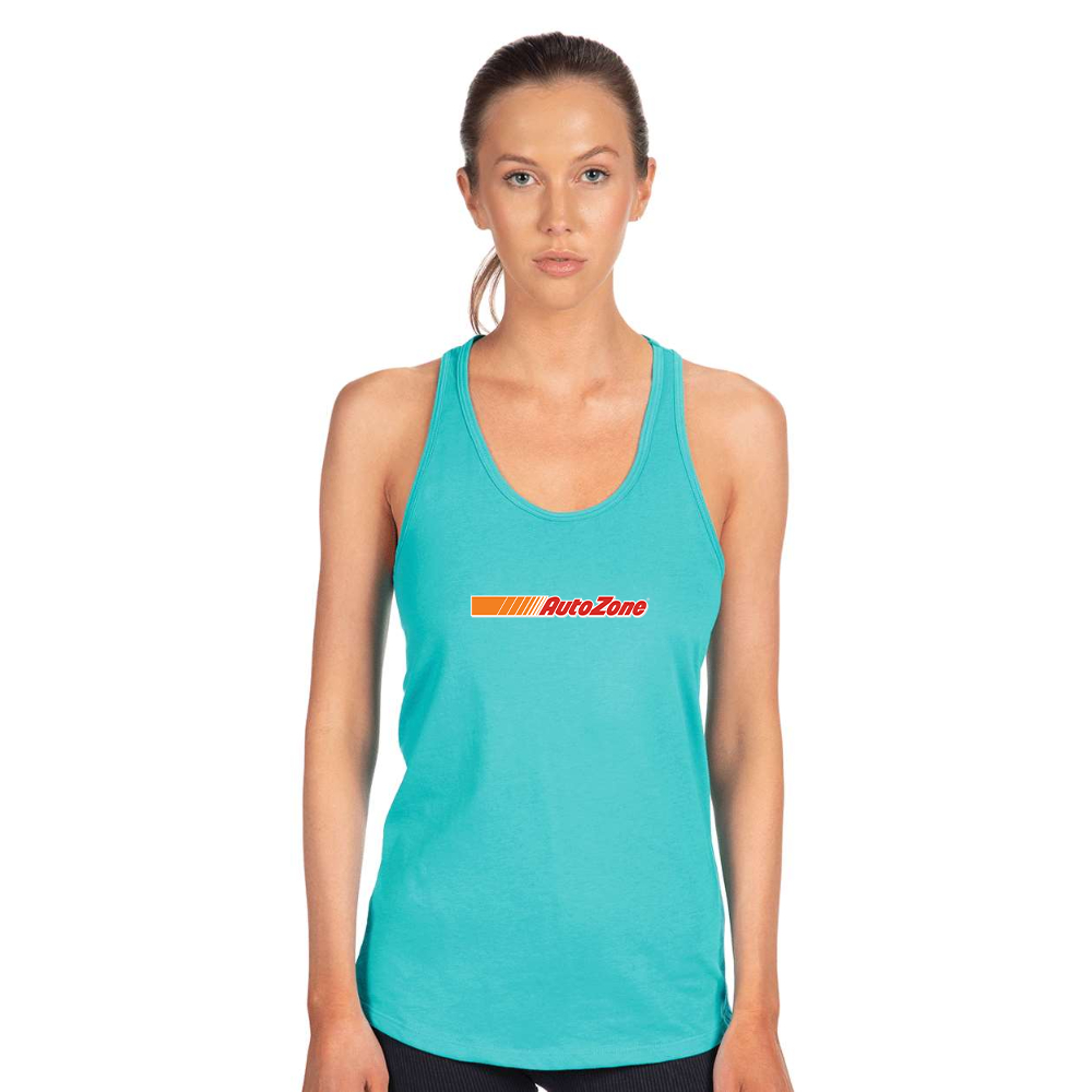 Women's AutoZone Logo Next Level Ideal Racerback Tank
