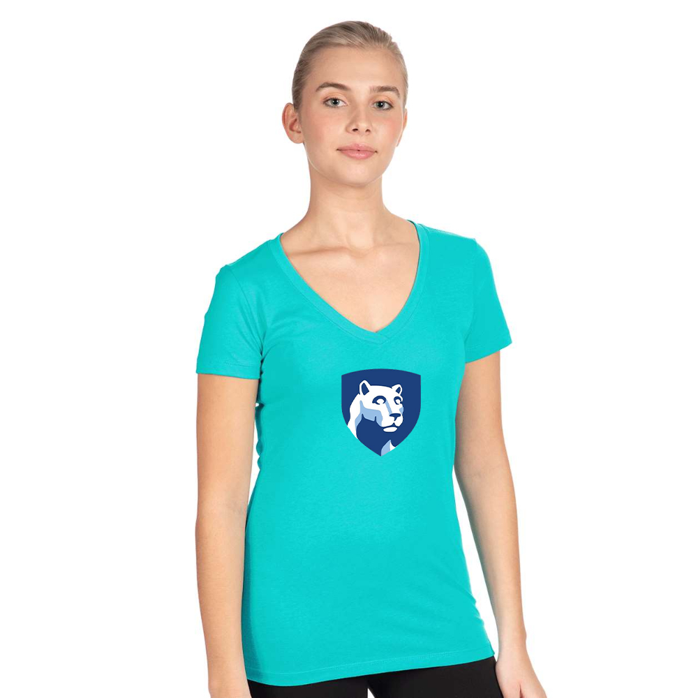 Women's Penn State Symbol  Next Level V-Neck T-Shir