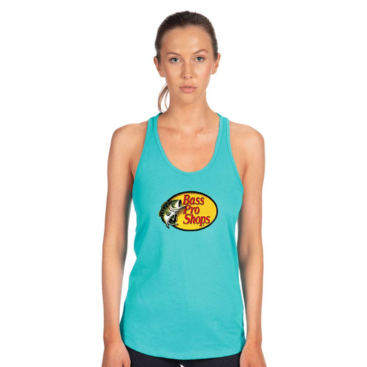 Women's Bass Pro Shops Logo Next Level Ideal Racerback Tank