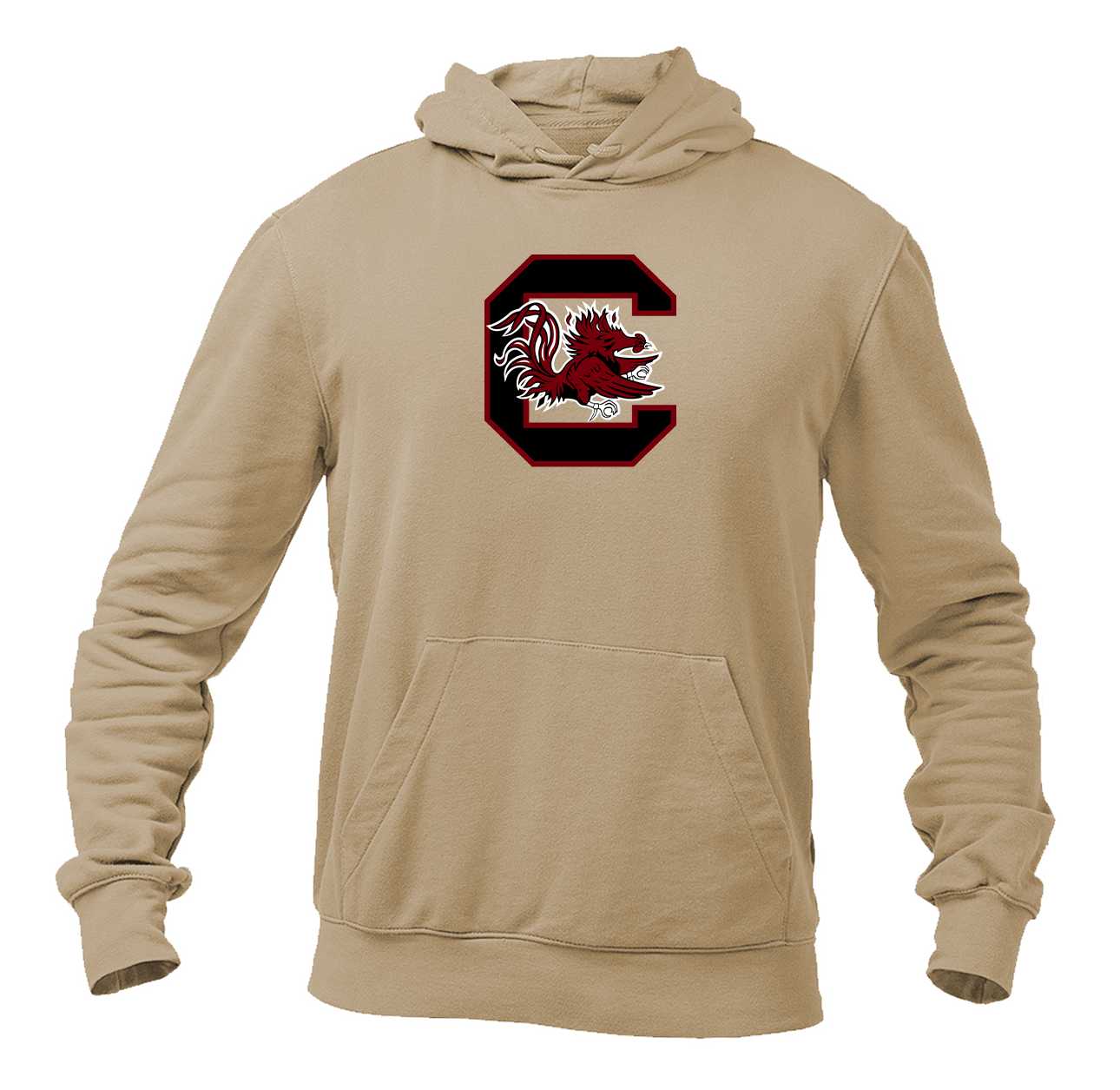 Men's South Carolina Gamecocks Logo Gildan  Heavy Blend Hooded Sweatshirt