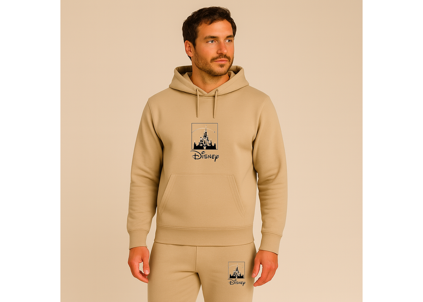 Men's Walt Disney Cartoon Hoodie Joggers Set