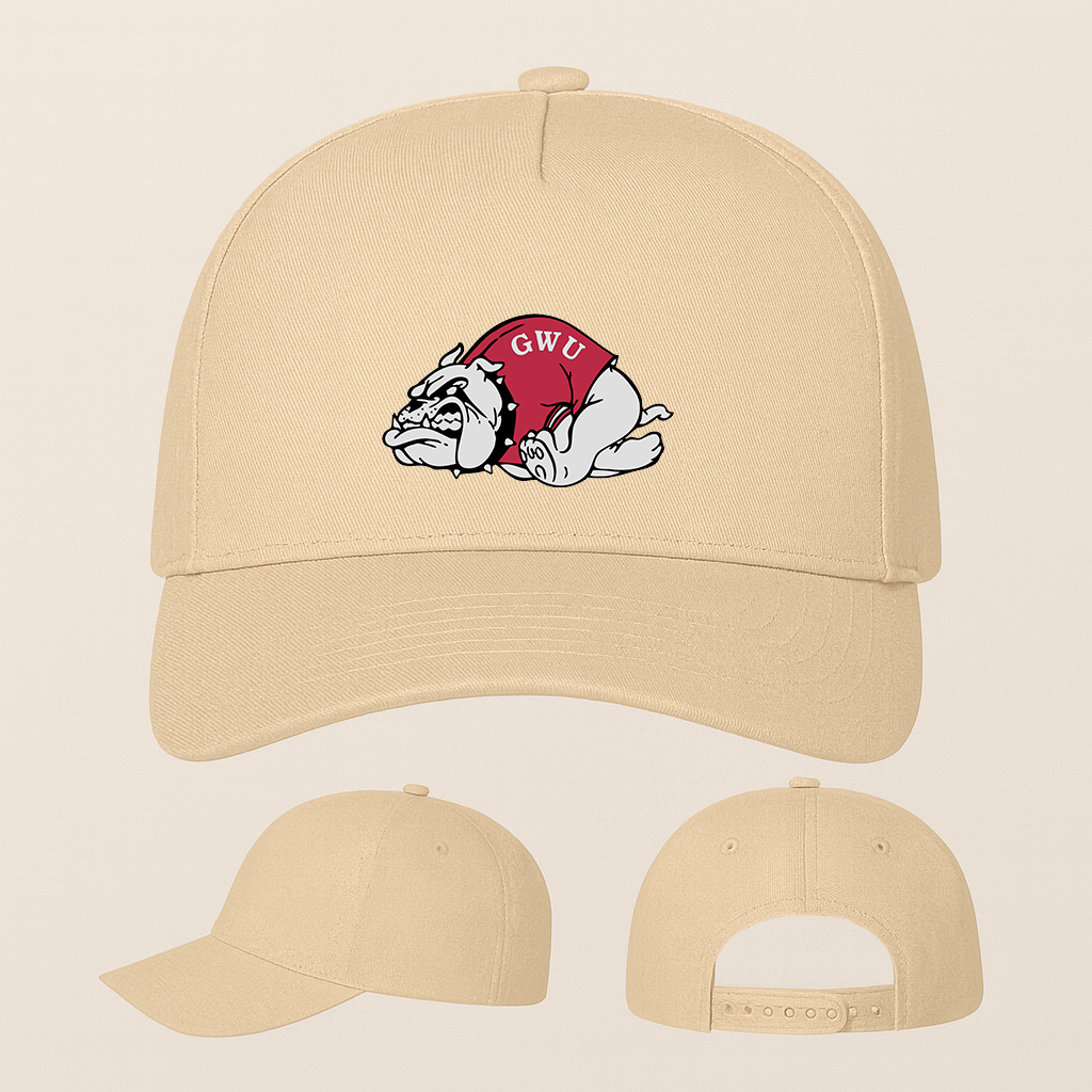 Gardner Webb Bulldogs Logo Five Panel Twill Snapback Cap