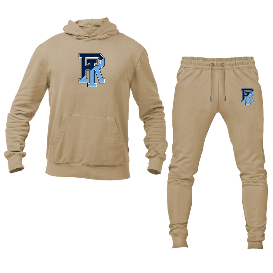 Men's Rhode Island Rams Logo Hoodie Joggers Set
