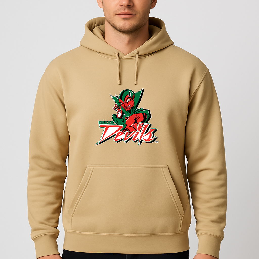Men's MVSU Delta Devils Logo Pullover Hoodie