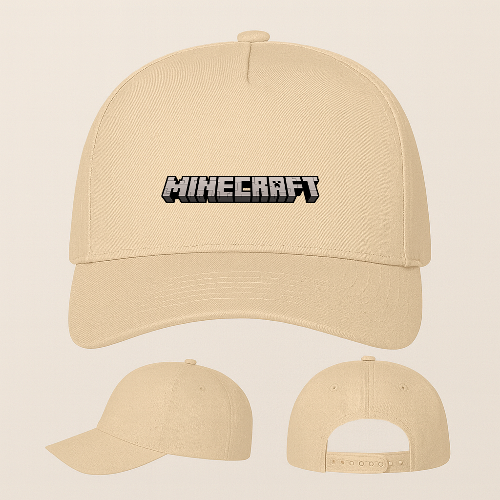Minecraft Game Five Panel Twill Snapback Cap