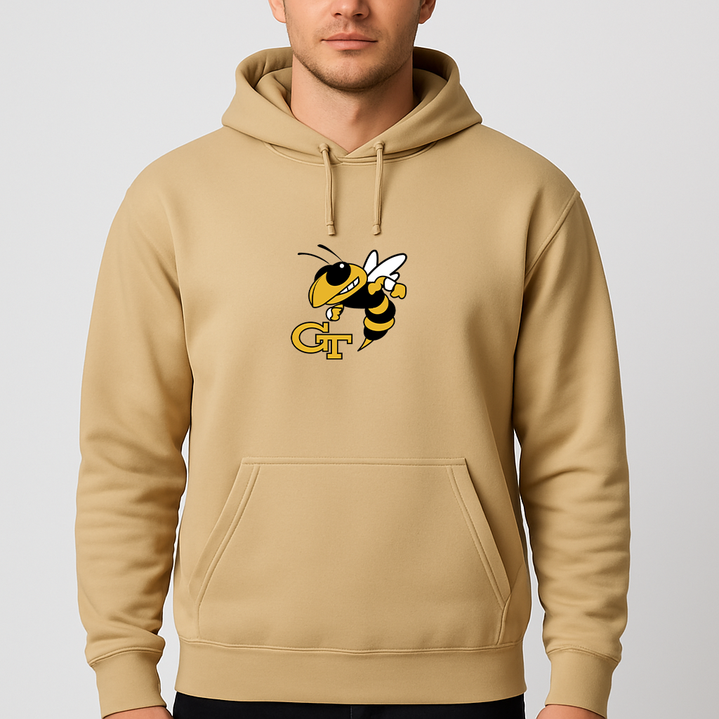 Men's Georgia Tech Yellow Jackets Logo Pullover Hoodie