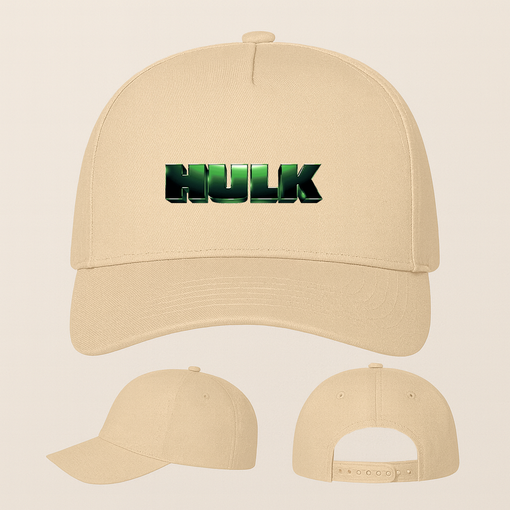 The Hulk Marvel Superhero Five Panel Twill Snapback Cap