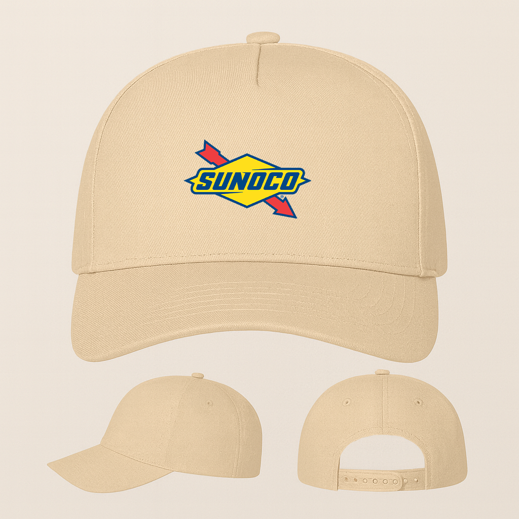 Sunoco Gas Station Five Panel Twill Snapback Cap