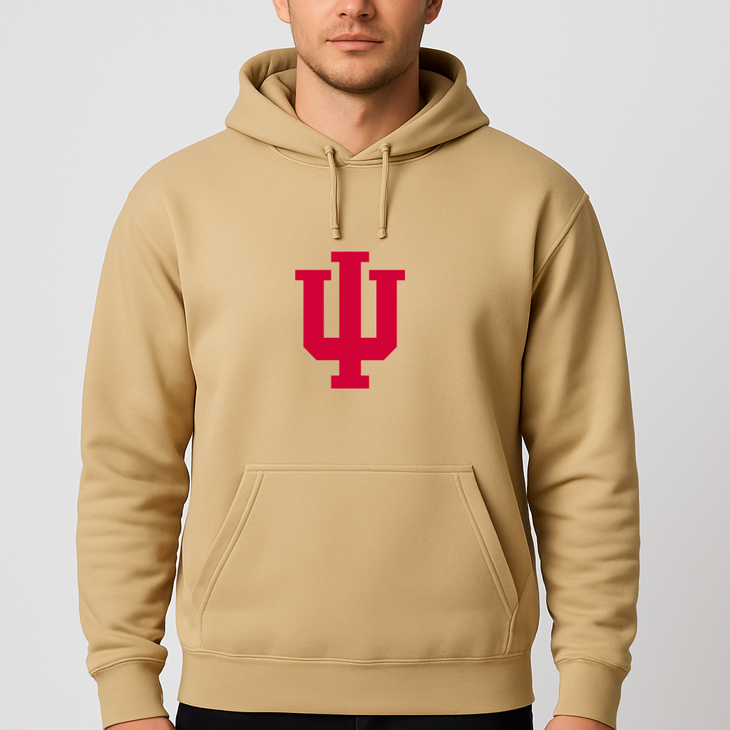Men's Indiana Hoosiers Logo Pullover Hoodie