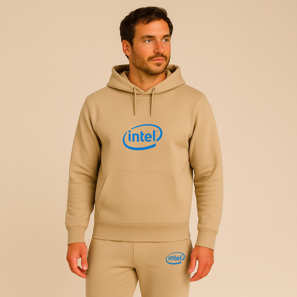 Men's Intel Logo Hoodie Joggers Set