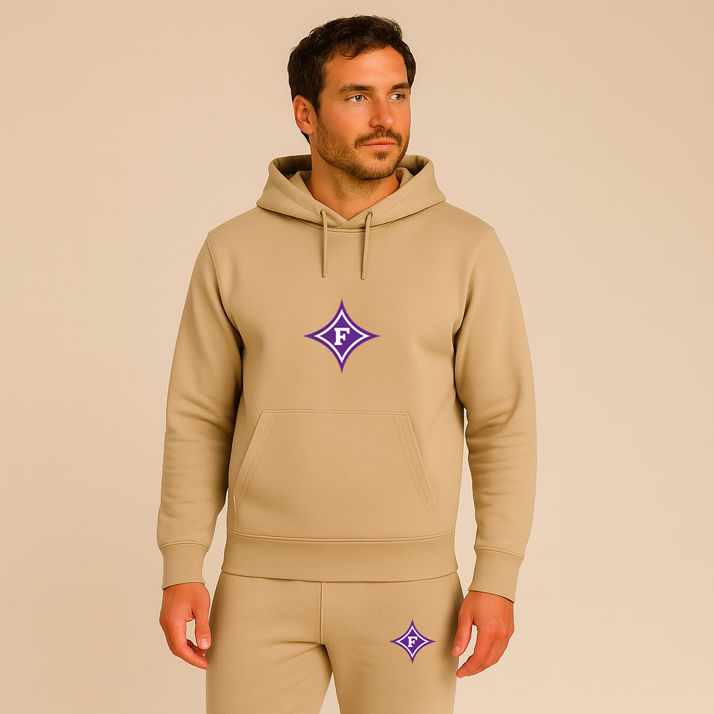 Men's Furman Paladins Logo Hoodie Joggers Set