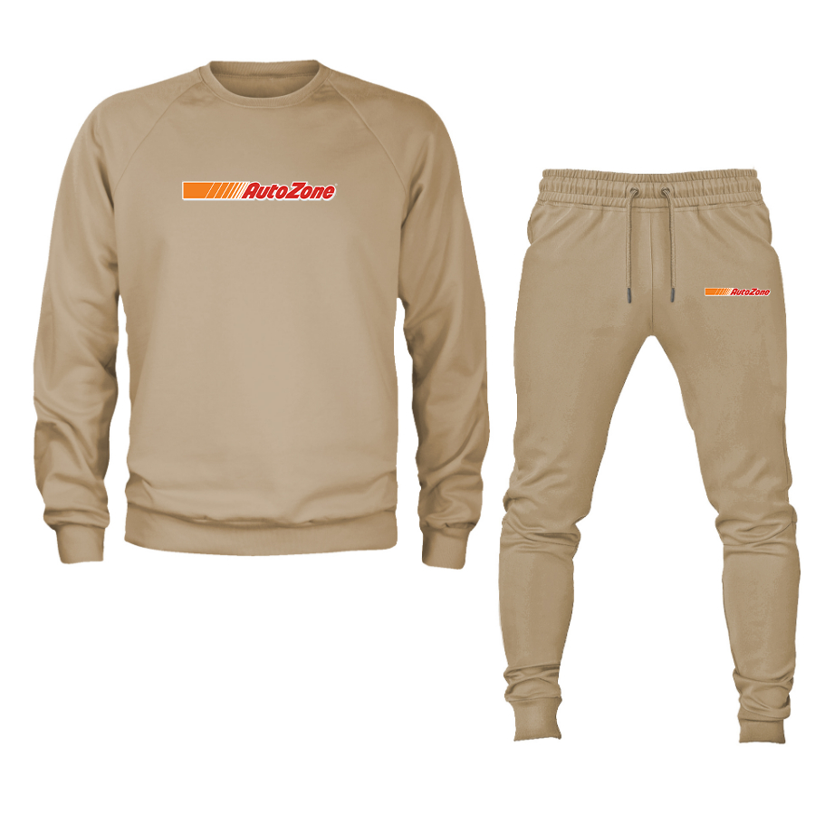 Men's AutoZone Logo Crewneck Sweatshirt Joggers Suit
