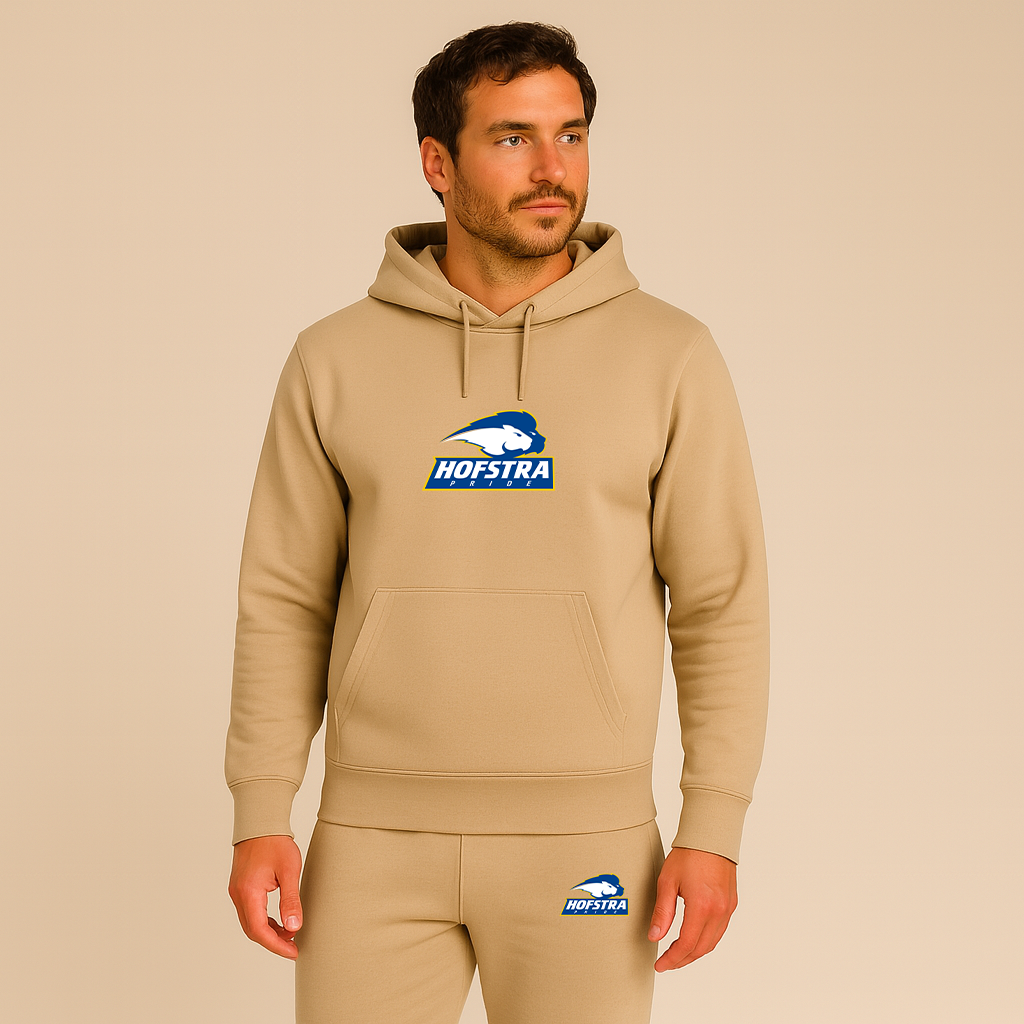Men's Hofstra Pride Logo Hoodie Joggers Set