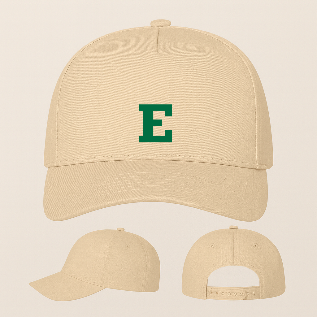 Eastern Michigan Eagles Logo Five Panel Twill Snapback Cap