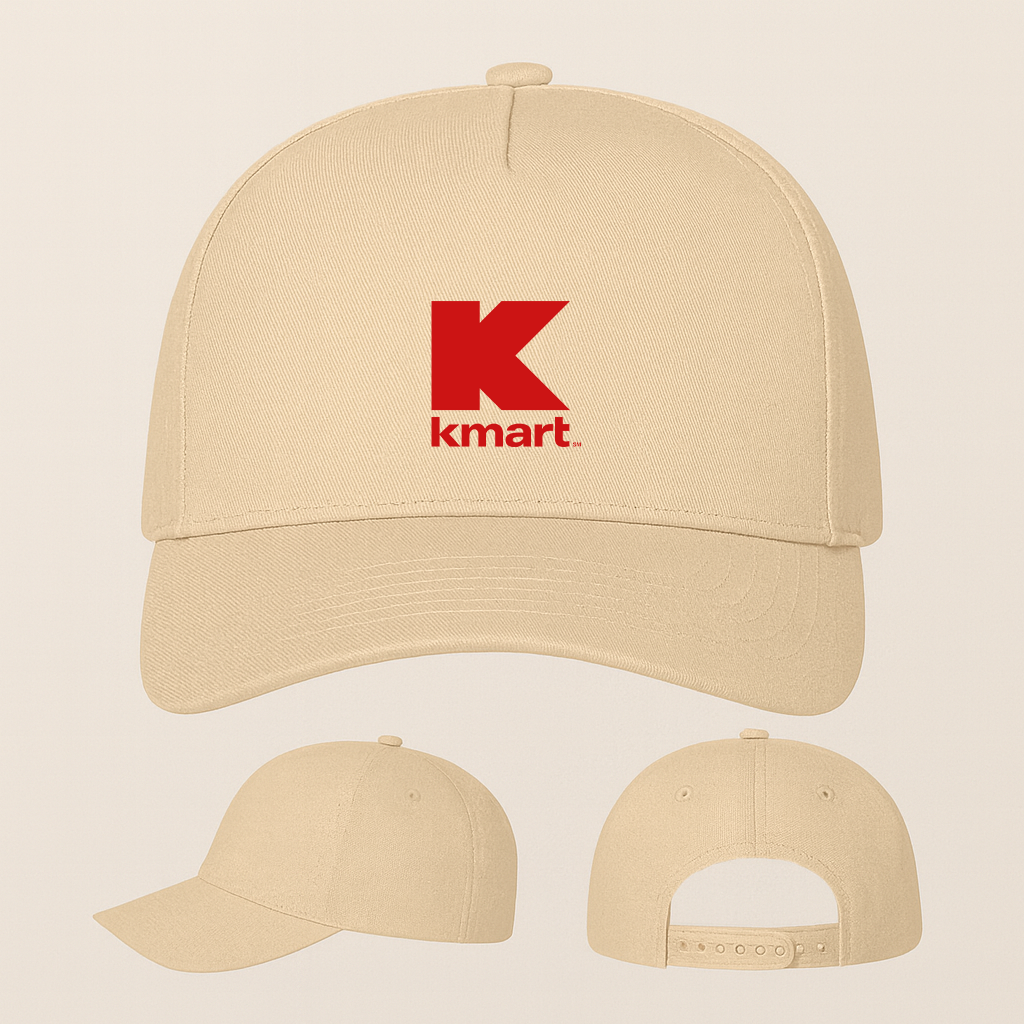 Kmart Logo Five Panel Twill Snapback Cap