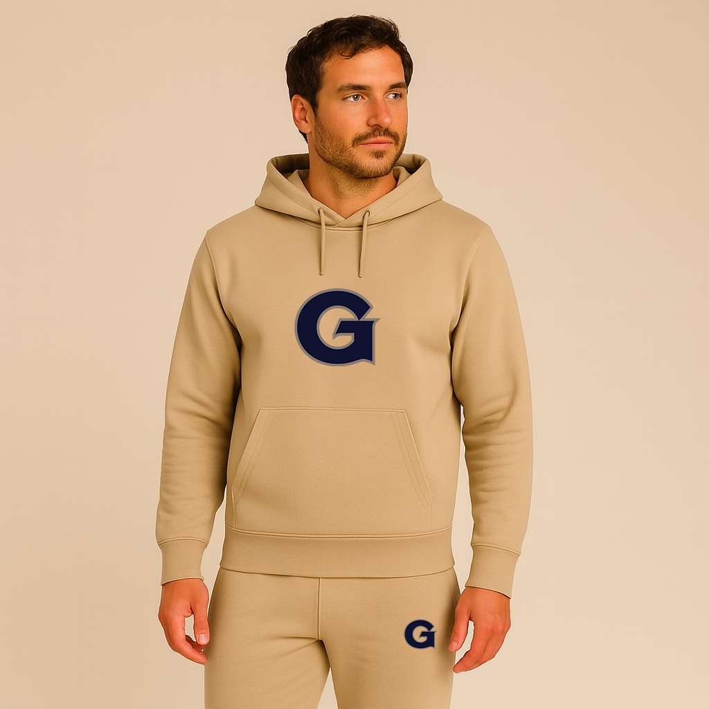 Men's Georgetown Hoyas Logo Hoodie Joggers Set