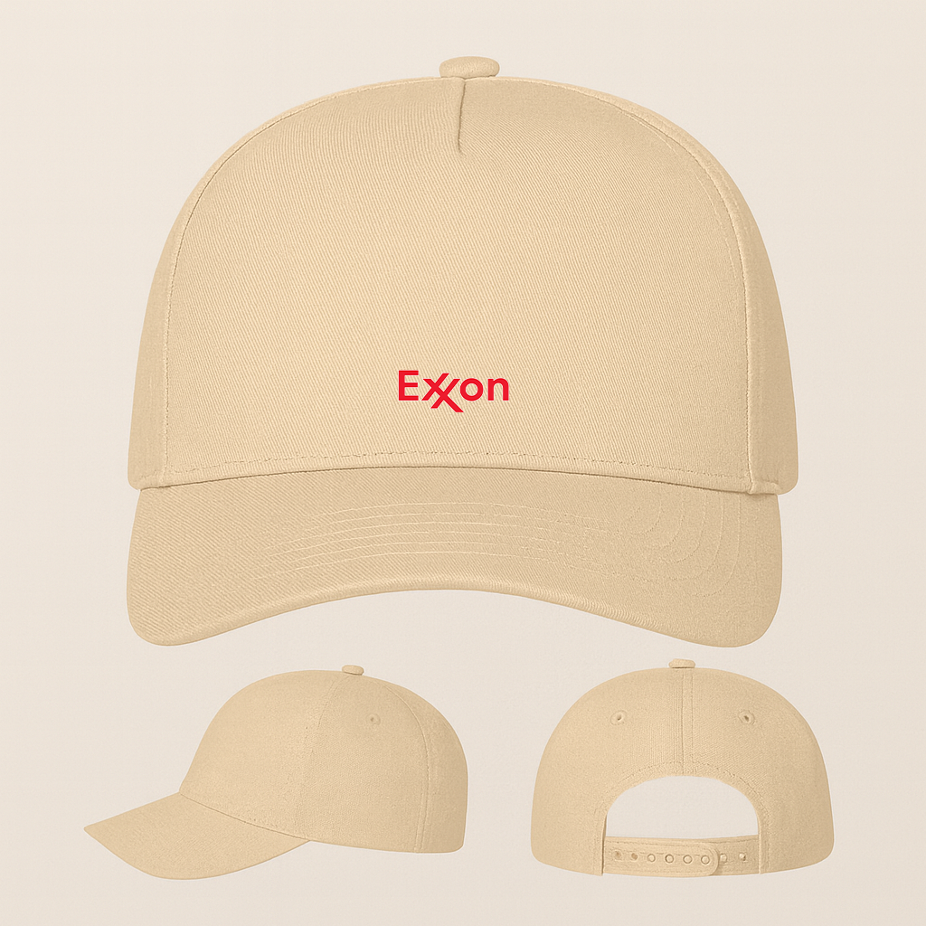 Exxon Gas Station Five Panel Twill Snapback Cap